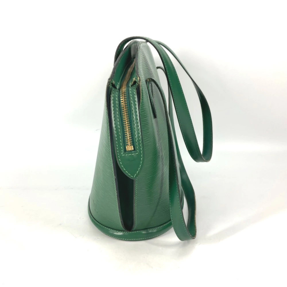 Louis Vuitton Bag Shopping Epi Jacques Saint Handbag Green Borneo Tote Shoulder - Picture 3 of 15